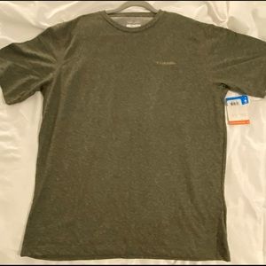 MENS DK GRAY COLUMBIA COOLING T-SHIRT, SPF 15